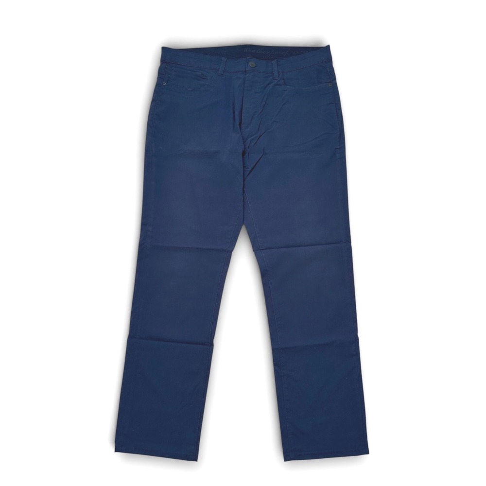 Weatherproof Vintage Mens Navy Blue Stretch 5-Pocket Pants 36x32